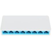 Коммутатор/ 8-port 10/100Mbps desktop switch, plastic case