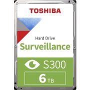 Жесткий диск/ HDD Toshiba SATA3 6Tb Surveillance S300 5400  256Mb 1 year warranty (replacement ST6000VX001, WD63PURZ, WD62PURZ)