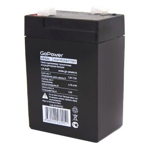 Аккумулятор свинцово-кислотный GoPower LA-660 6V 6Ah (1/20)