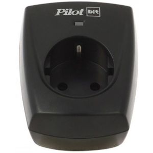 Сетевой фильтр Pilot BIT, 1 розетка, черный (16А)/ Surge Protector ZIS Pilot BIT, 1 outlet, black (16A)