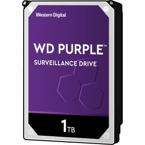 Жесткий диск/ HDD WD SATA3 1Tb Purple Video IntelliPower 64Mb 1 year warranty