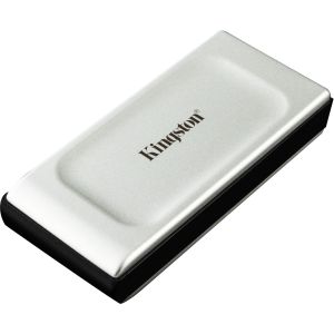 Твердотельный накопитель/ Kingston External SSD XS2000, 2000GB, Type-C, USB 3.2 Gen 2x2, R/W 2000/2000MB/s, IP55, 70x33x14mm, Silver (5 лет)