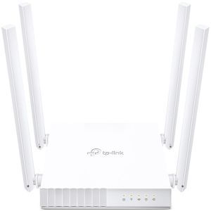Маршрутизатор/ AC750 Wireless Dual Band Router, 433 at 5 GHz +300 Mbps at 2.4 GHz, 802.11ac/a/b/g/n, 1 port WAN 10/100 Mbps + 4 ports LAN 10/100 Mbps, 3 fixed antennas, L2TP Russia/PPTP Russia/PPPoE Russia support, IGMP Snooping/Proxy, Bridge and 80