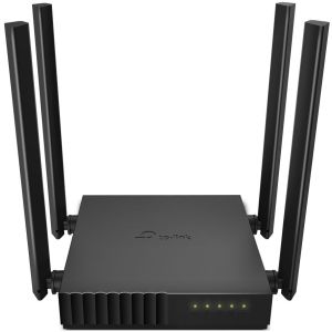 Маршрутизатор/ AC1200 Wireless Dual Band Router, 867 at 5 GHz +300 Mbps at 2.4 GHz, 802.11ac/a/b/g/n, 1 10/100 Mbps WAN port + 4 10/100 Mbps LAN ports, 4 external 5dBi antennas, support MU-MIMO, Beamforming, support L2TP Russia/PPTP Russia/PPPoE Rus