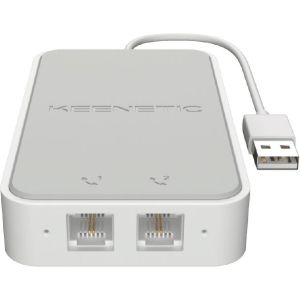 Модуль/ Keenetic Linear (KN-3110) USB-адаптер для двух аналоговых телефонов