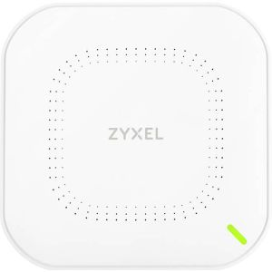 Точка доступа/ Zyxel NebulaFlex NWA90AX Hybrid Access Point, WiFi 6, 802.11a/b/g/n/ac/ax (2.4 & 5 GHz), MU-MIMO, 2x2 antennas, up to 575+1200 Mbps, 1xLAN GE, PoE , 4G/5G protection, PSU included