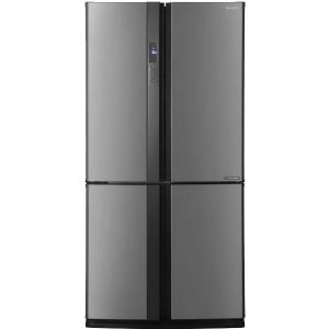 Холодильник Sharp/ 172x89.2x77.1 см, объем камер 345+211, No Frost, морозильная камера снизу,серебристый
