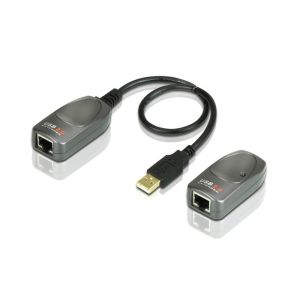 Удлинитель, USB 2.0,  60 метр., со скоростями передачи данных, соответствующим High Speed (480 Мбит/с) , Full Speed (12 Мбит/с ) и Low Speed (1.5 Мбит/с ) USB A-тип, Male/Female, без шнуров/ USB2.0 Extender W/EU ADP.