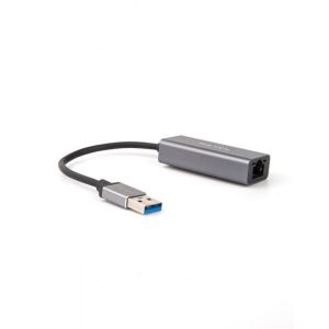 Кабель-переходник/ Кабель-переходник USB 3.0 (Am) --> LAN RJ-45 Ethernet 1000 Mbps, Aluminum Shell,Telecom <TU312M>