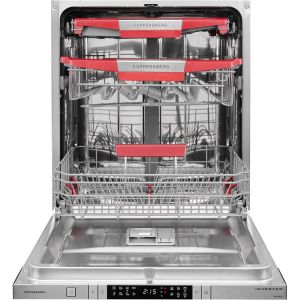 Встраиваемая посудомоечная машина Kuppersberg/ Полностью встраиваемая посудомоечная машина, 60 см, 14 комплектов, 8 программ, Aqua stop, луч на полу, корзина для столовых приборов