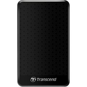 Portable HDD 1TB Transcend StoreJet 25A3 (Black), USB 3.1 Gen1, 131x80x15mm, 182g /3 года/