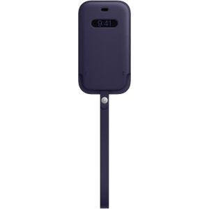Чехол MagSafe для iPhone 12 mini/ iPhone 12 mini Leather Sleeve with MagSafe - Deep Violet