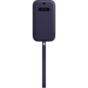 Чехол MagSafe для iPhone 12   12 Pro/ iPhone 12   12 Pro Leather Sleeve with MagSafe - Deep Violet