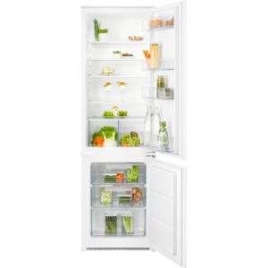 Встраиваемые холодильники ELECTROLUX/ Холодильник комбинированный, встраиваемый, высота - 1,77 м, ширина - 54 см, глубина - 55 см, электронное управление, LED - индикация, Статическая система охлаждения в холодильной камере, система охлаждения в мор