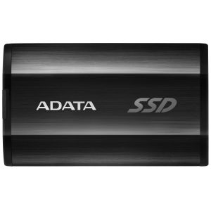 Твердотельный накопитель/ ADATA External SSD SE800, 512GB, Type-C, USB 3.2 Gen2, R/W 1000/1000 MB/s, IP68, 73x44x13mm, Black (3 года)