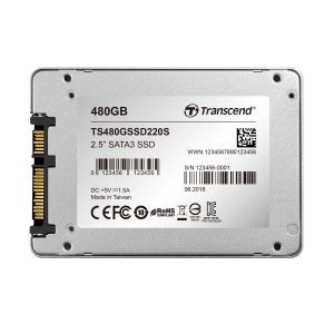 Твердотельный накопитель/ Transcend SSD SSD220S, 480GB, 2.5