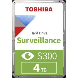 Жесткий диск/ HDD Toshiba SATA3 4Tb Surveillance S300 (SMR) 5400  256Mb 1 year warranty (replacement HDWT740UZSVA, WD42PURZ)