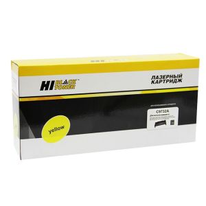 Картридж Hi-Black (HB-C9732A) для HP CLJ 5500/5550, Восстановленный, Y, 12K