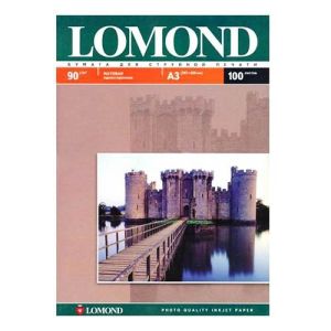 Фотобумага Lomond матовая односторонняя (0102001), A4, 90 г/м2, 100 л.