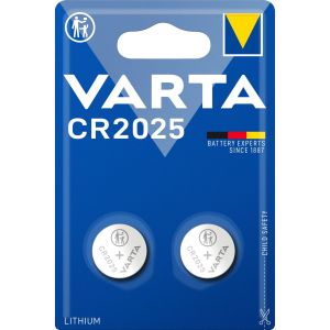 Батарейка Varta ELECTRONICS CR2025 BL2 Lithium 3V (6025) (2/20/200) (2 шт.)