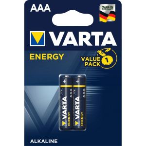 Батарейка Varta ENERGY LR03 AAA BL2 Alkaline 1.5V (4103) (2/20/100) (2 шт.)