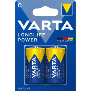 Батарейка Varta LONGLIFE POWER (HIGH ENERGY) LR14 C BL2 Alkaline 1.5V (4914) (2/20/200) (2 шт.)