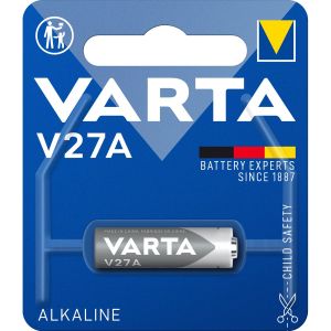 Батарейка Varta ELECTRONICS LR27/A27/MN27 BL1 Alkaline 12V (4227) (1/10/100) (1 шт.)