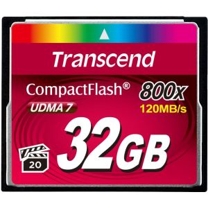 Карта памяти/ Transcend 32GB Compact Flash 800x