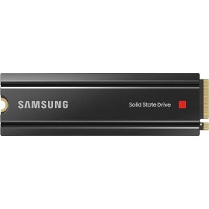 Твердотельные накопители/ Samsung SSD 980 PRO, 2000GB, M.2(22x80mm), NVMe 1.3c, PCIe 4.0 x4, 3-bit MLC, R/W 7000/5000MB/s, IOPs 1 000 000/1 000 000, DRAM buffer 2048MB, TBW 1200, DWPD 0.33, with Heatsink (12 мес.)