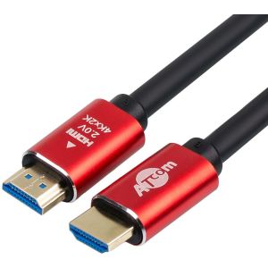 Кабель HDMI 3 m (Red/Gold, в пакете)  VER 2.0