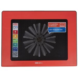 Подставка для ноутбука STM IP25 Red/ STM Laptop Cooling IP25 Red (17,3