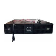 Батарейный кабинет для ИБП INVT HR1101S с возможностью инсталляции в серверный шкаф в составе: комплект аккумуляторных перемычек и межполочных кабелей – 1 шт.,  автомат отсечки батарейного компелкта – 1 шт., батарея INVT 12V*7Ah – 6 шт./ Батарейный 