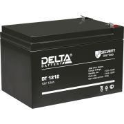 Батарея DELTA серия DT, DT 1212, напряжение 12В, емкость 12Ач (разряд 20 часов),  макс. ток разряда (5 сек.) 165А, макс. ток заряда 3.6А, свинцово-кислотная типа AGM, клеммы F2, ДxШxВ 151х98х94мм., вес 3.6кг., срок службы 5 лет./ Battery DELTA serie