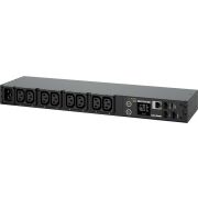 Блок распределения питания/ PDU CyberPower 20MHVIEC8FNET(31005) NEW Monitor 1U type PDU, 16Amp, 8 IEC outlets, PPBE management S/W.