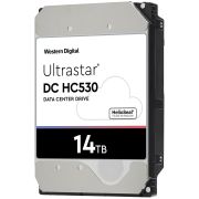 Жесткий диск/ HDD WD Single Port SAS Server 14Tb Ultrastar DC HC530 7200 6Gb/s 512MB 1 year warranty  (replacement WUH721414AL5204, 0F31052, ST14000NM004J, feature Single Port SAS)