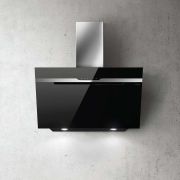 Вытяжки ELICA/ Кухонный эксклюзив.Пристенная наклонная, 90 см, 1200 куб.м., сенсорное управление, черное стекло