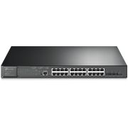 Коммутатор/ 24-port Gigabit Managed PoE switch with 4 10G SFP+ ports, support 802.3af/at PoE, 1 console port, 19-inch rack mount, support L2/L2+ features.