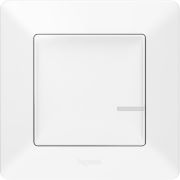 Умный беспроводной выключатель Legrand серия Valena Life with NETATMO, Цвет Белый. Выключатель 1-клавишный, Управление со смартфона, Zigbee 2,4 ГГц. Рамка в комплекте.