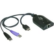 Модуль удлинителя, HDMI+KBD+MOUSE USB,  50 метр., для подкл. комплекта перключат. KN2124v/2140v/4124v/4140v/2116A/2132/4116/4132; KM0532/0932/0032, макс.разреш. 1920х1200, RJ45+HD-DP+USB A-тип, Female+2xMale, без Б.П., (DDC2B)/ HDMI USB Virtual Medi