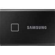 Внешние HDD и SSD/ Samsung External SSD T7 Touch, 1000GB, Touch ID, Type-C, USB 3.2 Gen2, R/W 1050/1000MB/s, 85x57x8mm, Black (12 мес.)