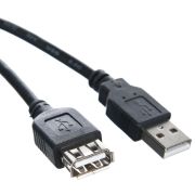 Кабель/ Кабель удлинительный Telecom USB2.0 <Am-->Af> 1,5 м черный <TUS6990-1.5M>