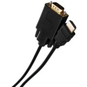 Кабель-переходник/ Кабель-переходник HDMI --> VGA_M/M 1,8м VCOM <CG596-1.8M>