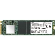 Твердотельный накопитель/ Transcend SSD MTE110S, 1024GB, M.2(22x80mm), NVMe, PCIe 3.0 x4, 3D TLC, R/W 1700/1400MB/s, IOPs 200 000/300 000, TBW 400, DWPD 0.2 (5 лет)