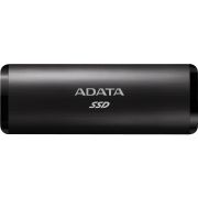 Твердотельный накопитель/ ADATA External SSD SE760, 1024GB, Type-C, USB 3.2 Gen2, R/W 1000/800 MB/s, 122x44x14mm, Black (3 года)