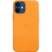 Кожаный чехол MagSafe для iPhone 12 mini, цвет «золотой апельсин»