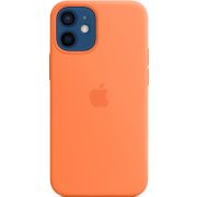 Силиконовый чехол MagSafe для iPhone 12 mini, цвет «кумкват»