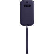 Кожаный чехол-конверт MagSafe для iPhone 12 и iPhone 12 Pro, тёмно-фиолетовый цвет