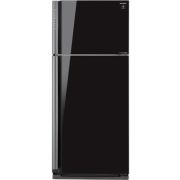 Холодильник Sharp/ Холодильник. 185 см. No Frost. A+ Черное стекло