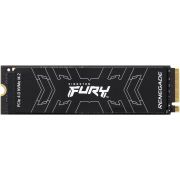 Твердотельный накопитель/ Kingston SSD Fury Renegade, 4000GB, M.2(22x80mm), NVMe, PCIe 4.0 x4, 3D TLC, R/W 7300/7000MB/s, IOPs 1 000 000/1 000 000, DRAM buffer 4096MB, TBW 4000, DWPD 0.55 (5 лет)