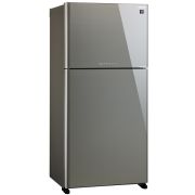 Холодильник Sharp/ Холодильник. 187x86.5x74 см. 422 + 178 л, No Frost. A++ Серебристый.